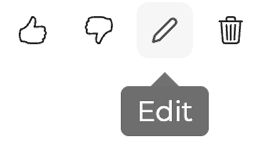 Example of image editing with conversational editor